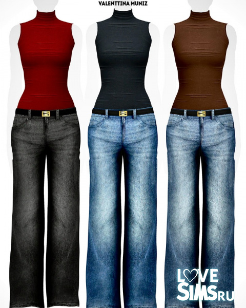 Топ и джинсы Carolyn Outfit