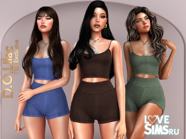 Топ и шорты Soft Fit Set DO169