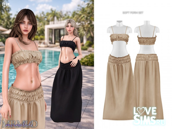 Топ и юбка Soft Form Set