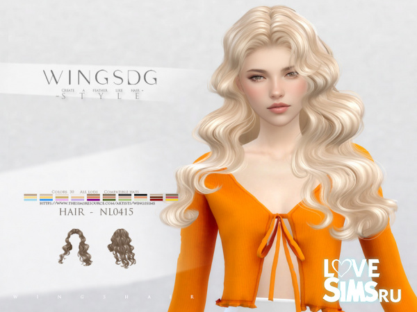 Прическа Wavy Curly Hair NL0415