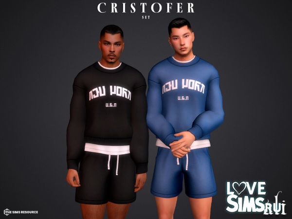 Свитшот и шорты CRISTOFER set