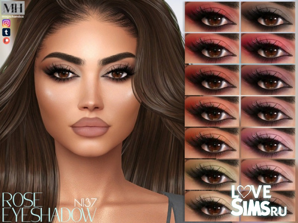 Тени для век Rose Eyeshadow