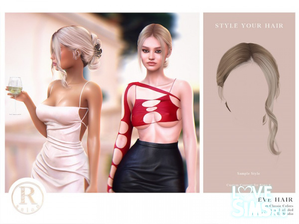 Прическа для симочек Eve Hair