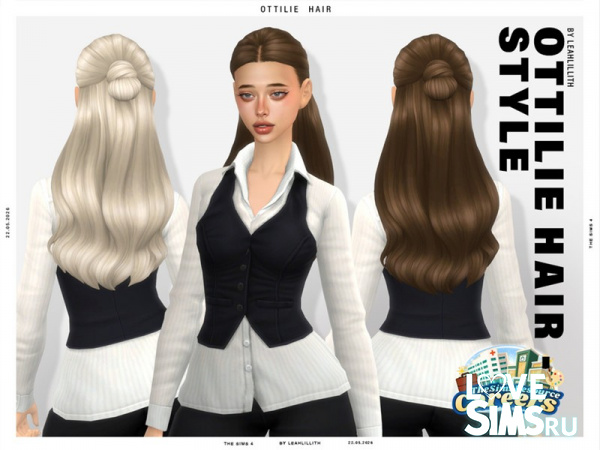 Прическа Ottilie Half-Up Bun