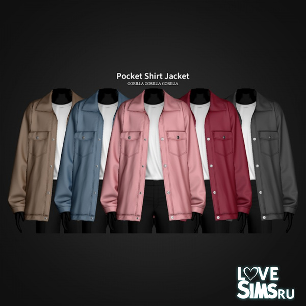 Куртка-рубашка Pocket Shirt Jacket