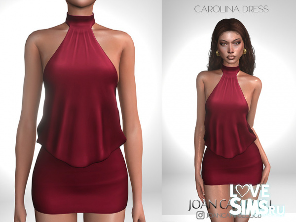 Платье халтер CAROLINA DRESS