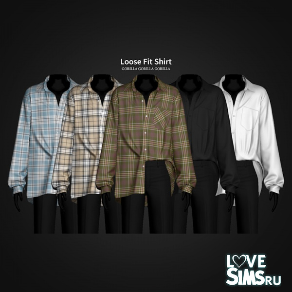 Мужская рубашка Loose Fit Shirt