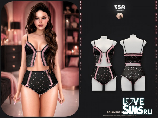 Сет нижнего белья Polka Dot Lingerie