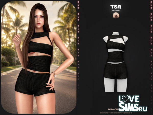 Топ и шорты SET-Mila Outfit
