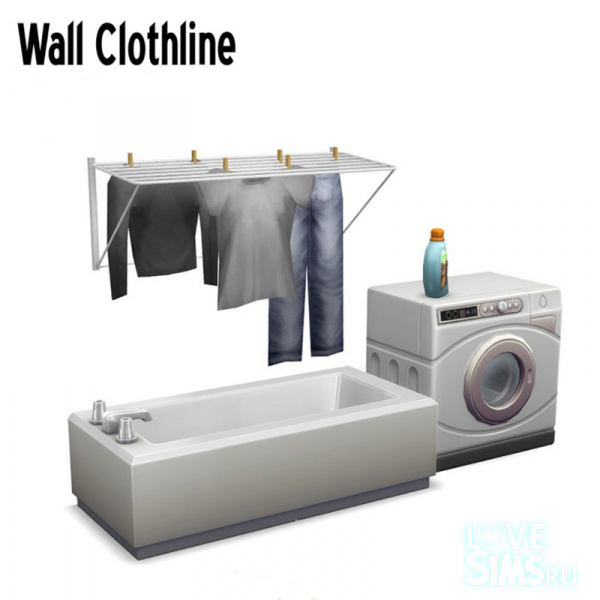 Wall Laundry Clothline