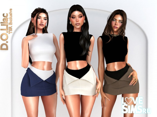 Топ и юбка Modern Minimal Chic Set