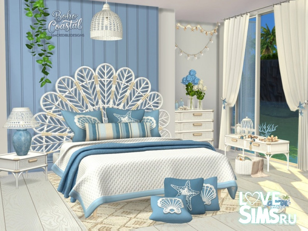 Спальня Boho Coastal