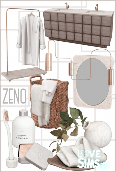 Декор для ванной Zeno Bathroom