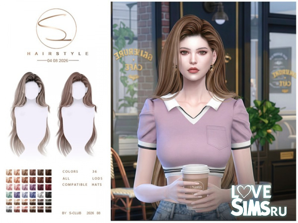 Прическа LONG FLOWING HAIR