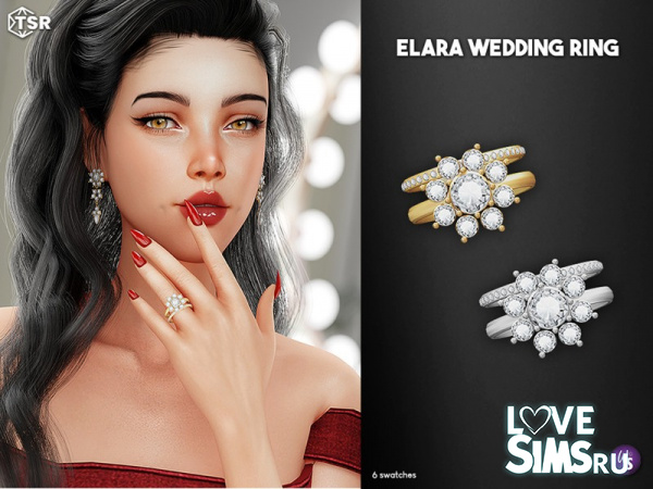 Кольцо Elara Charm Wedding Ring