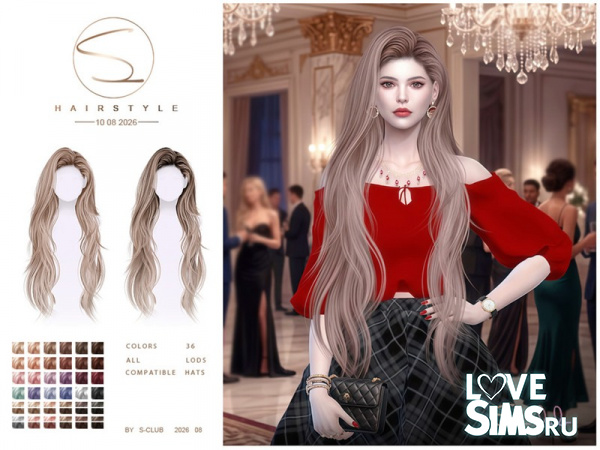 Прическа Long Layered Waves Hair