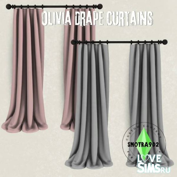 Шторы Olivia Drape Curtains