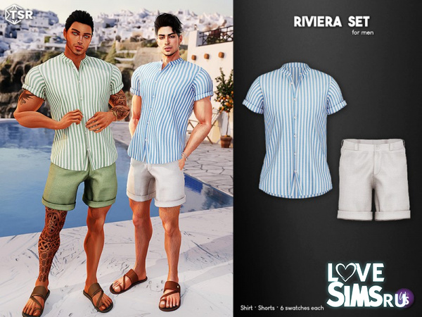 Рубашка и шорты Riviera Clothing Set