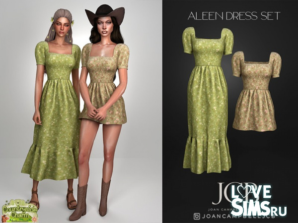 Платье ALEEN SHORT AND LONG DRESS