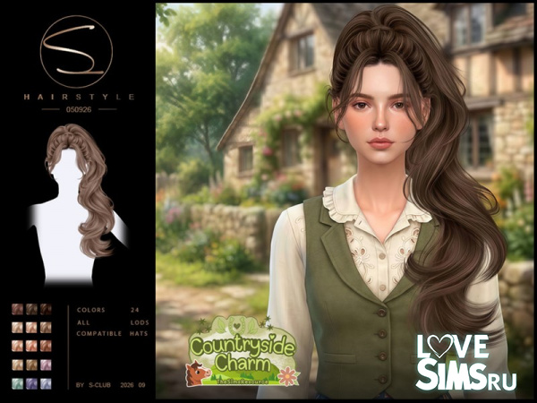 Прическа Hairstyle Countryside Charm