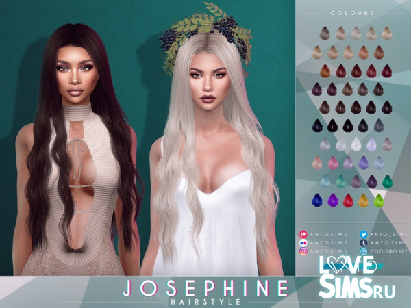 Прическа Josephine Hairstyle