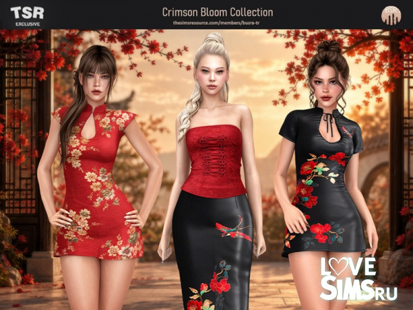 Коллекция Crimson Bloom