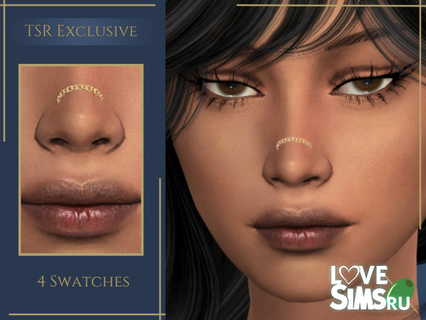 Пирсинг Olivia Nose Chain Piercing