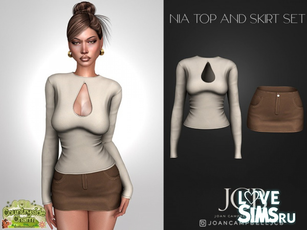 Топ и юбка NIA TOP AND SKIRT SET