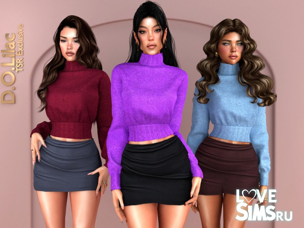 Свитер и юбка Cozy Crush Set