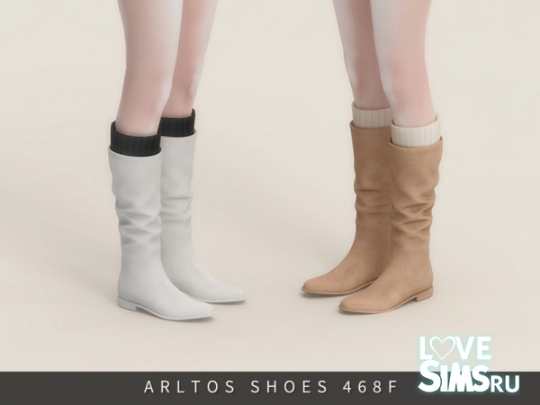 Сапоги Suede boots with socks Female